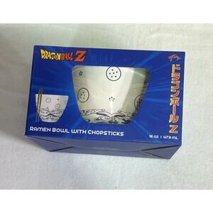 Dragon Ball Z Ramen‎ Bowl With Chopstick DBZ Anime - NEW IN BOX